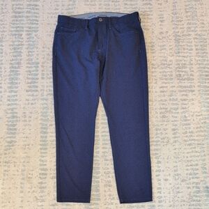 Bonobos Golf Slim Taper Pants in Navy Blue